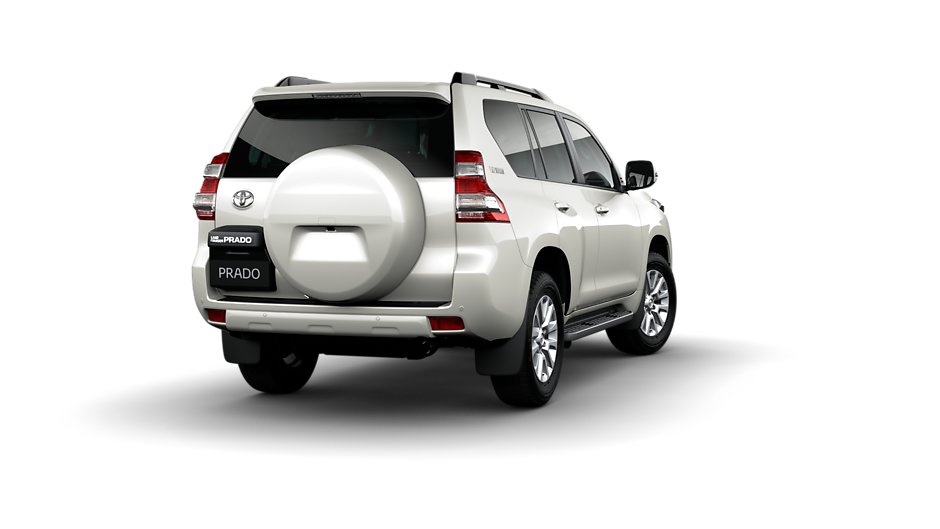 toyota land cruiser prado rear angle