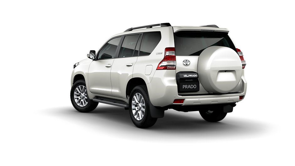 toyota land cruiser prado rear angle
