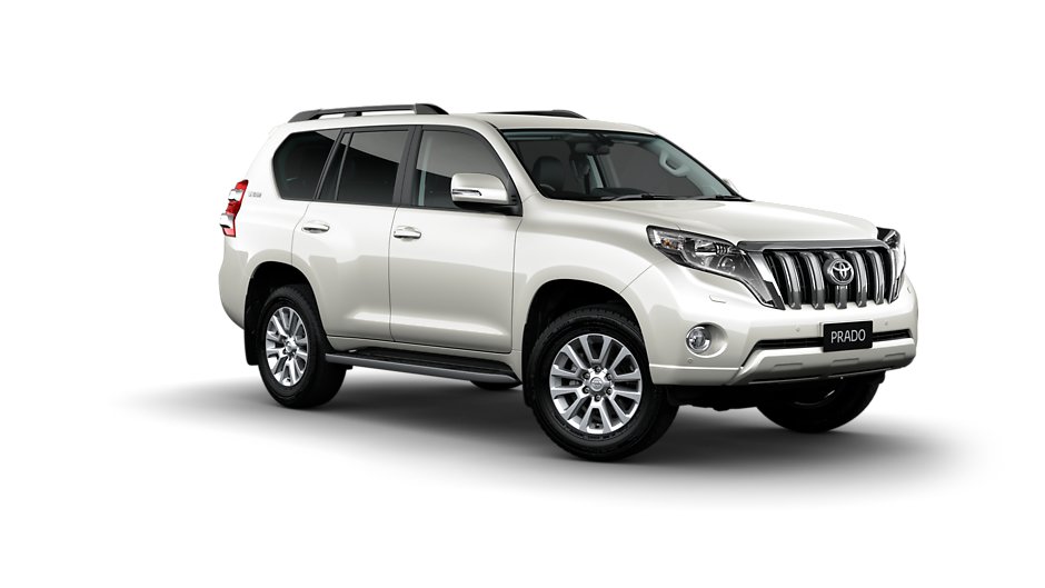 toyota land cruiser prado angled view