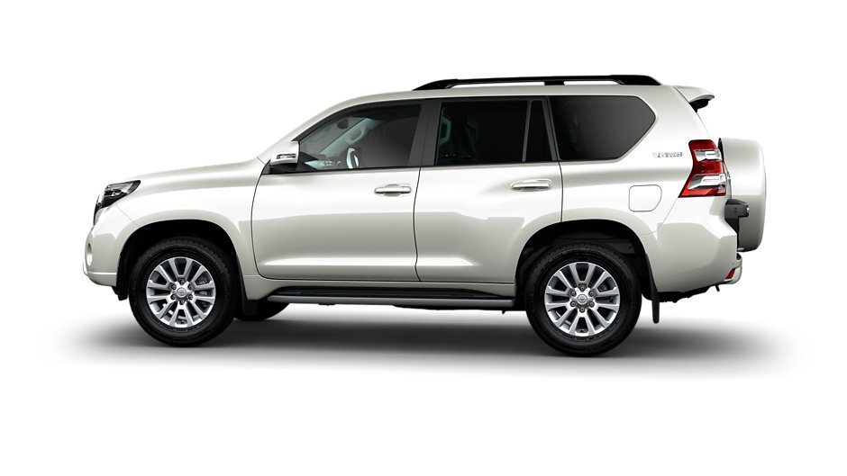 toyota land cruiser prado full side profile