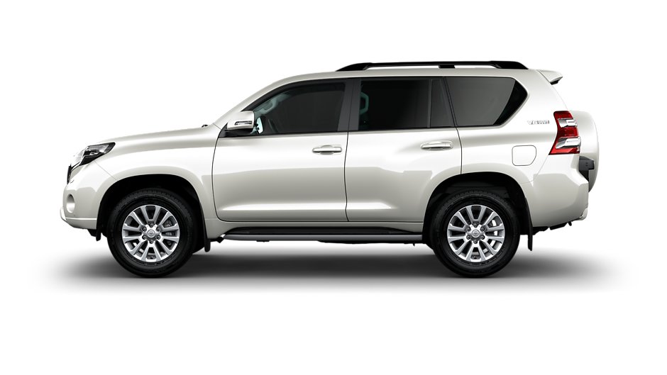 toyota land cruiser prado left side profile