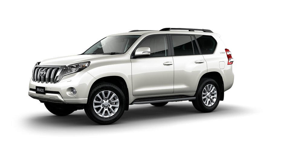 toyota land cruiser prado front three quarter