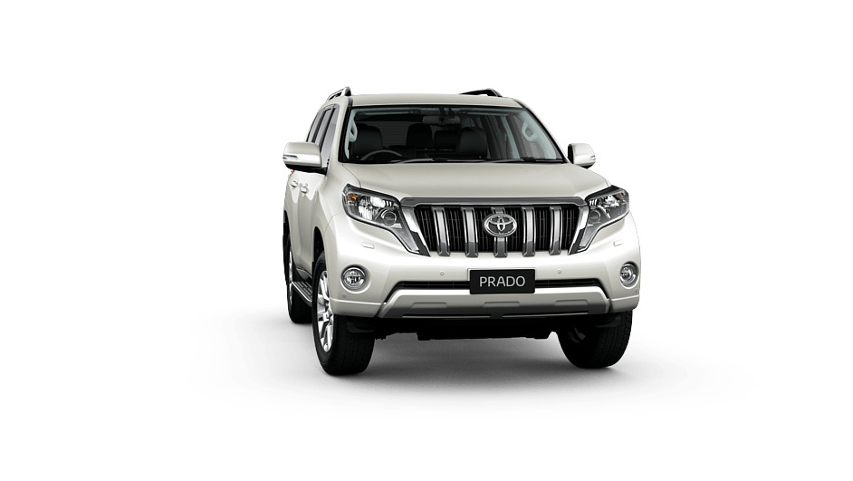 toyota land cruiser prado front angle view