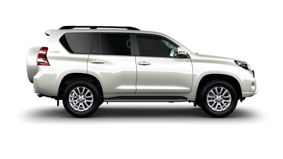 toyota land cruiser prado clean side view