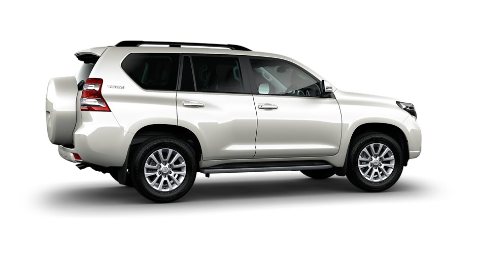 toyota land cruiser prado rear side view