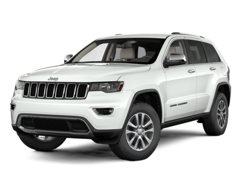 white jeep grand cherokee suv