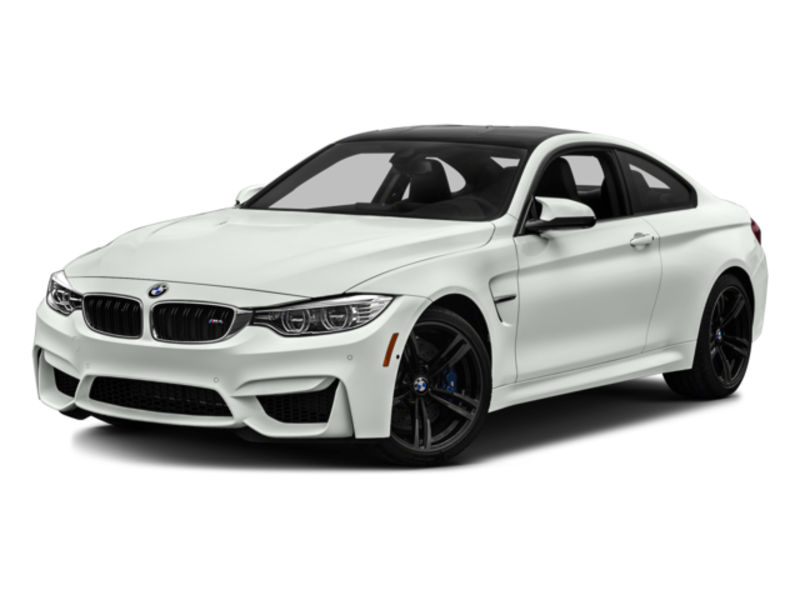 white bmw m4 sports coupe
