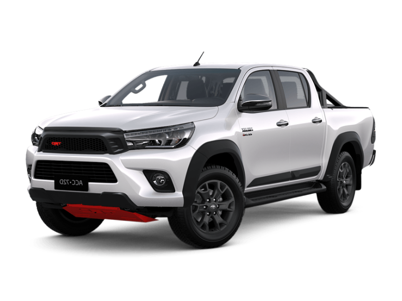 white toyota hilux gr sport pickup