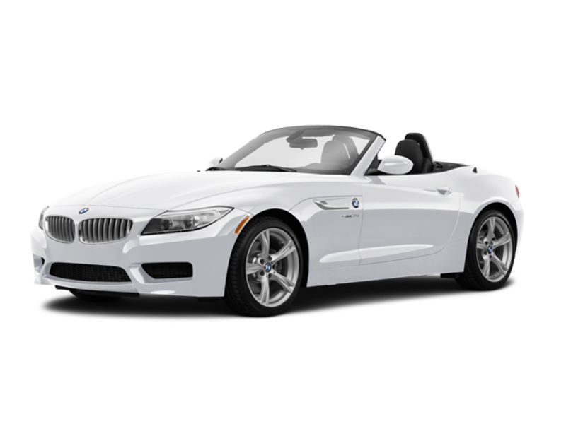 white bmw z4 convertible roadster